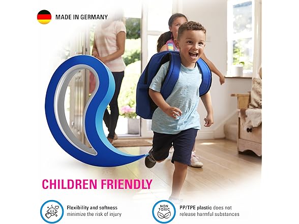 Door Window Stopper Wedge Brown 4Pk