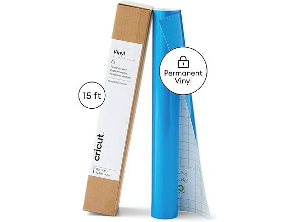 Cricut Premium Permanent Vinyl Roll- Med Blue