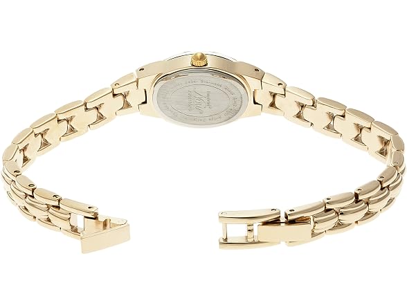 Armitron Women 19mm Oval Faceted Genuine Watch