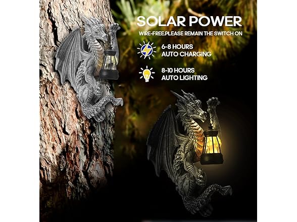 Verdelume Dragon Outdoor Porch Decor