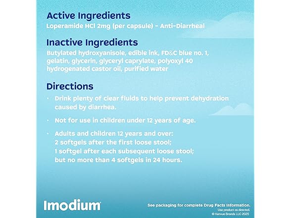 Imodium Imodium A-D Softgels, 24ct