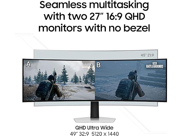 Samsung 49" DQHD Curved Monitor | LS49CG932SNXZA