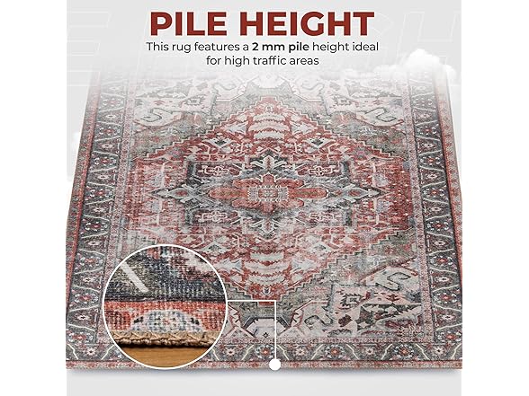 Superior 10'x14' Rustic Medallion Indoor Area Rug