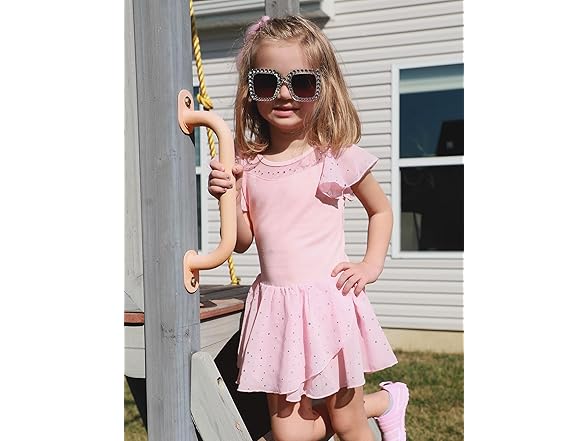 Girls Ballet Ruffle Dress