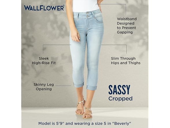 WallFlower Women (14 Plus) Sassy Crop Insta Plus