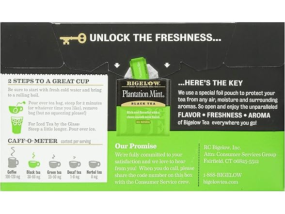 20CT Bigelow Tea Perfectly Mint Black Tea