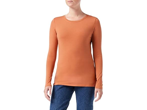Essentials Women's Crew Tee Caramel S