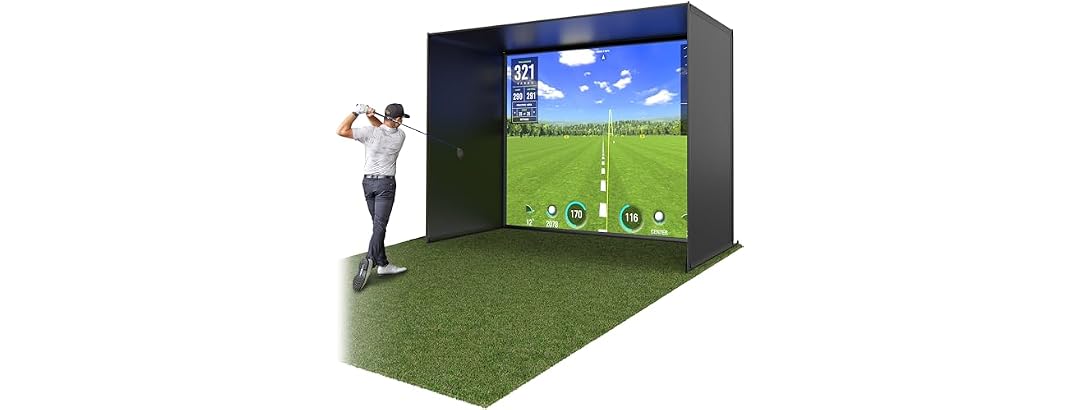 GoSports 12 x 9 ft Golf Simulator Net