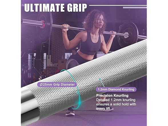 Olympic Barbell Curl Bar EZ Bar 5 FT Bar