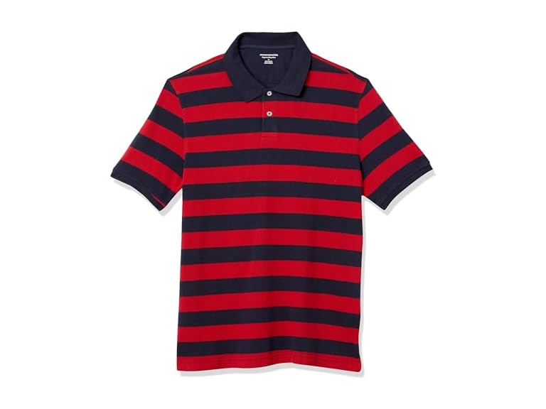 Navy Red Rugby Stripe