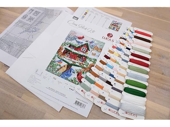 Luca-S Cross Stitch Kit Blissful Bird - Gallery 7