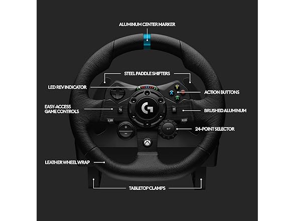 Logitech G923 Racing Wheel and Pedals