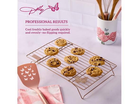 Dolly Parton Butterfly Cooling Rack in Blush 