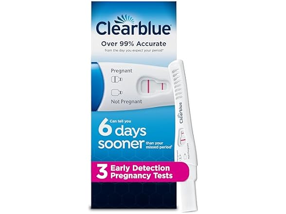Clearblue Early Detection Pregnancy Test 3 Ct