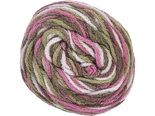 Red Heart Super Saver Economy Yarn, Pink Camo