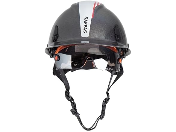 SAFFAS Carbon Fiber Hard HAT with Brim