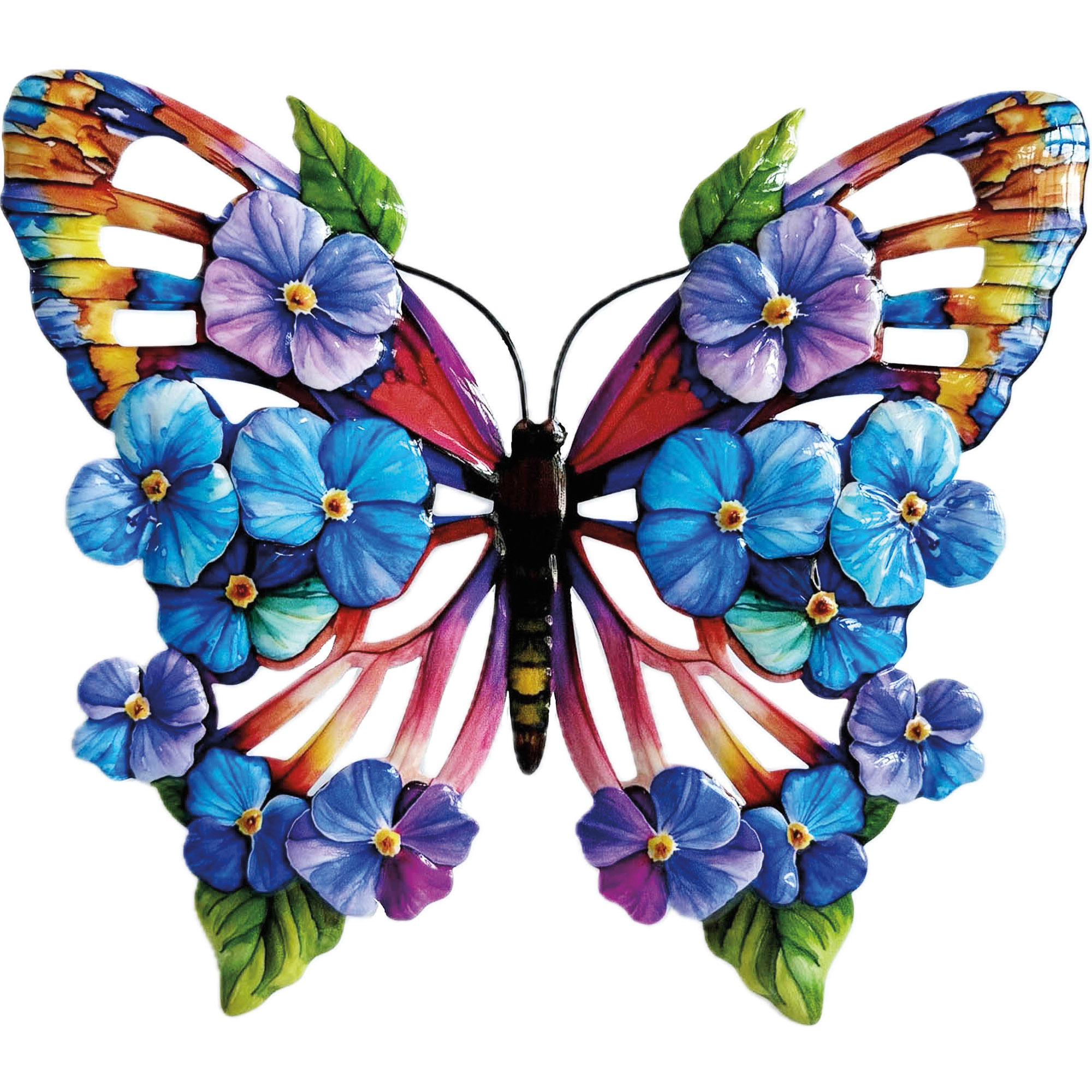 Iron 8" Butterfly Plaque - Gallery 2