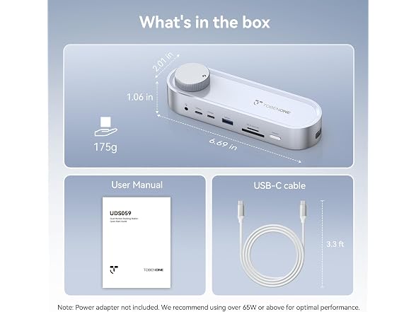 TobenONE USB C Laptop Docking Station - Gallery 8