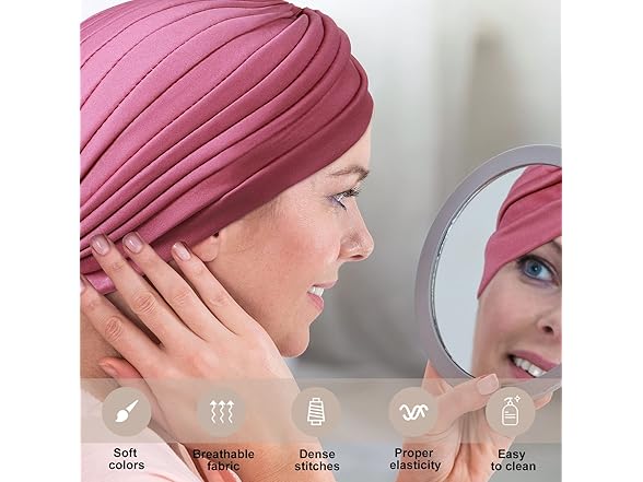 6 Pieces Stretchy Beanie Turbans