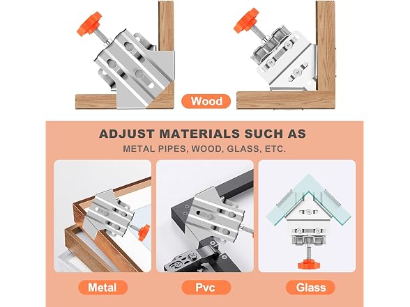 Plus tard CON-08 2 PCS Corner Clamps