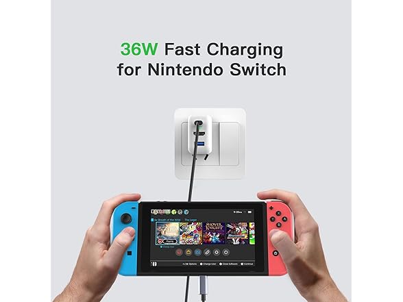 Mirabox 36W Portable TV Docking Station & Charger for Nintendo Switch