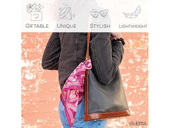 Karma, Large 100% Cotton Bandana: Your Choice 