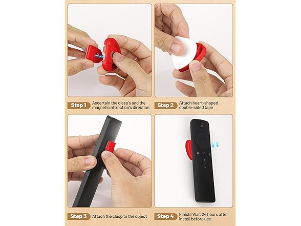 gliship 10psc Magnetic Remote Control Holder Wall Mount