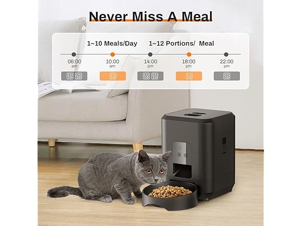 2L WiFi Automatic Cat Feeder