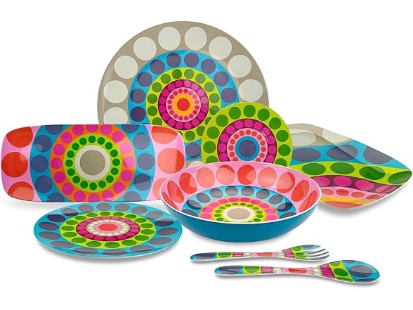 French Bull Plates - 4 Piece Set - Dial