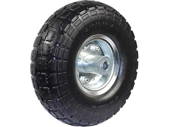 MaxxHaul 50501 Diameter 10" Flat Free All Purpose Tire