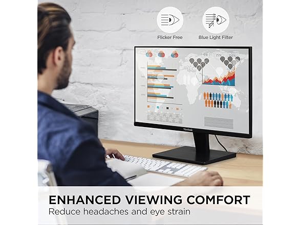ViewSonic 24" FHD Monitor | VS2447M-S