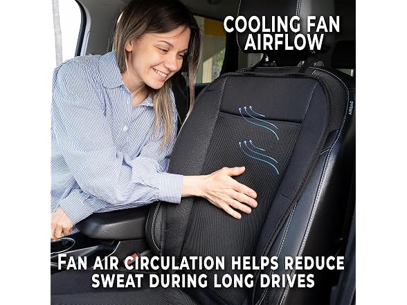 Zone Tech SE0099 12V Car Seat Cooling Cover 2-Pack