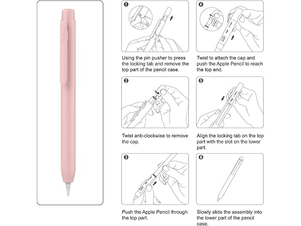 MoKo Retractable Holder Case for Apple Pencil