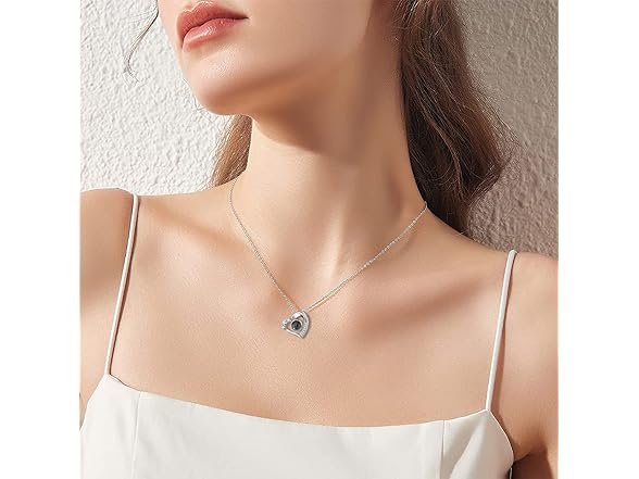 Anish 100 Languages Love Necklace