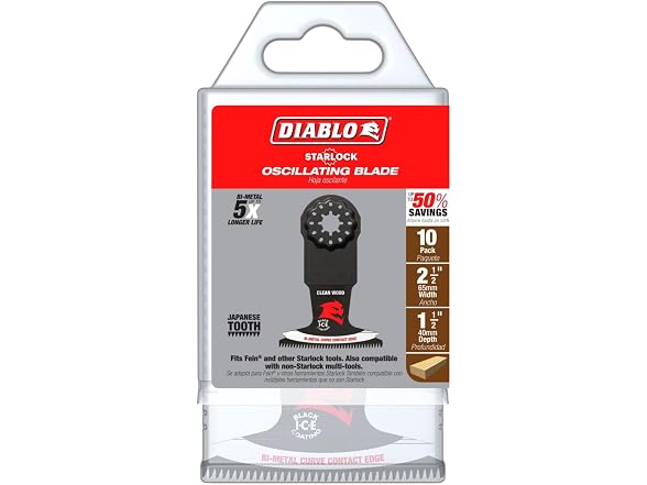 Diablo DOS250JBW10 10 Pack of blades
