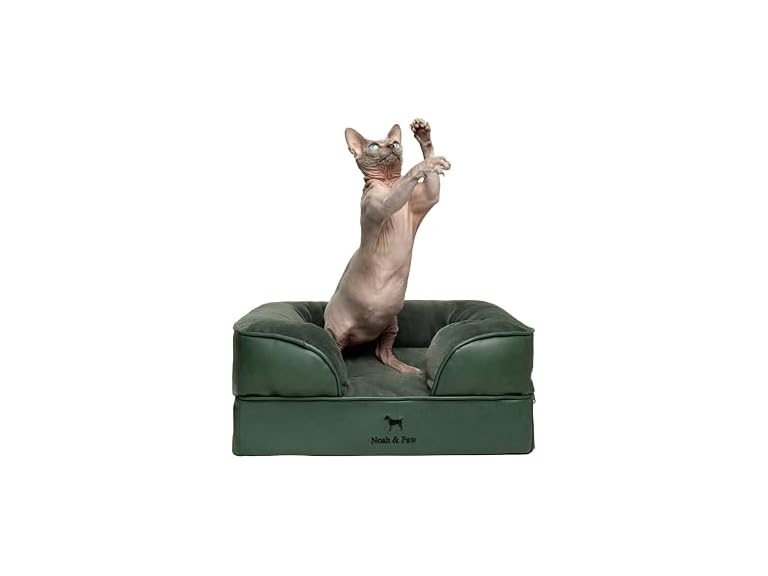 NOAH & PAW SO-LE-GR-S S NOAH & PAW Dog Bed - Sofa Gr