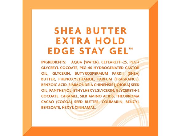 CANTU Shea Butter Extra Hold Edge Stay Gel