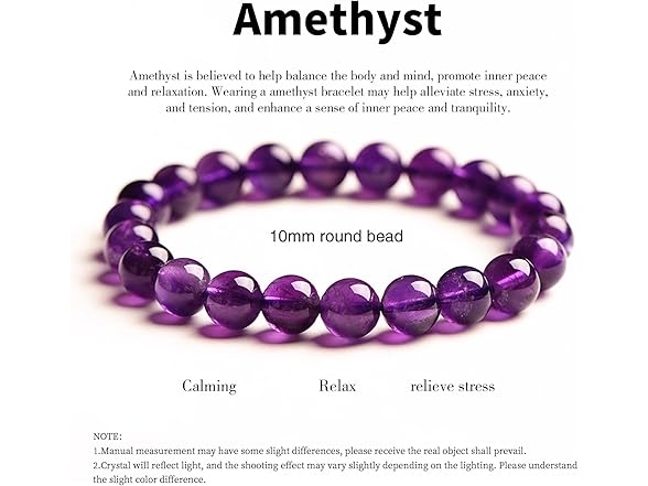 Domgikol Amethyst Crystal Bracelet