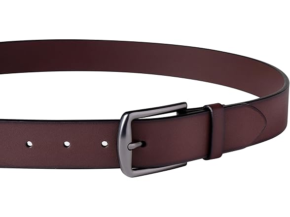 KM Legend Men Leather Dress Work Business Belt
