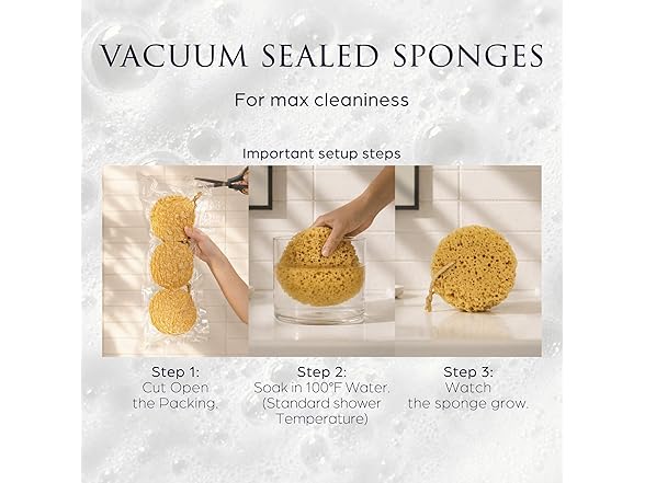 Spongentle Loofah Sponge Dual Texture 3pk