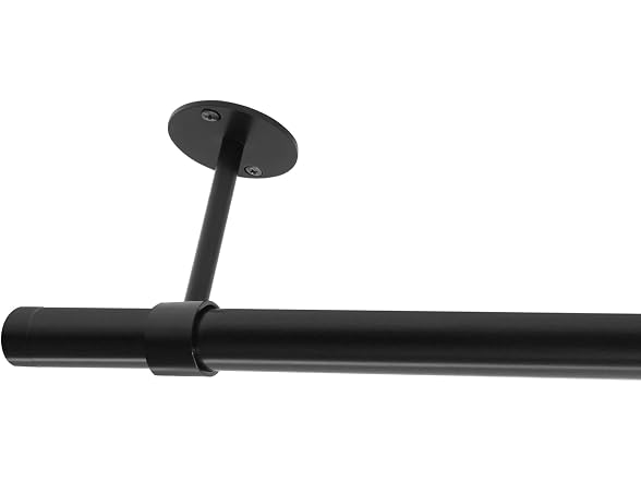 Fairmount 1in Cap Rod 72-144" Black