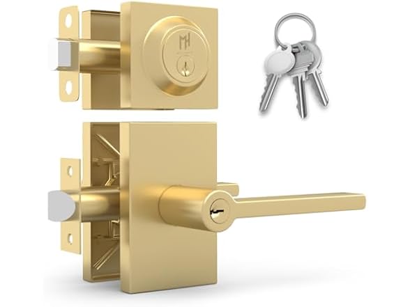 Satin Brass Entry - Combo
