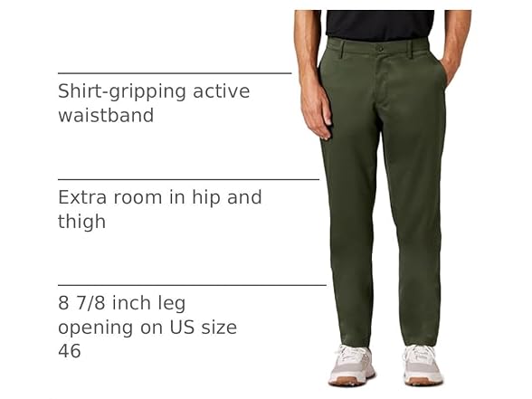 Amazon Essentials Men Athletic-fit Stretch Pant
