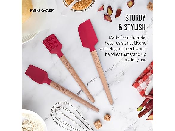 Farberware Mini Wood Baking Set of 3