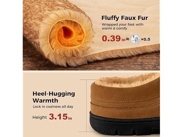 Men’s Moccasin Memory Foam Slippers
