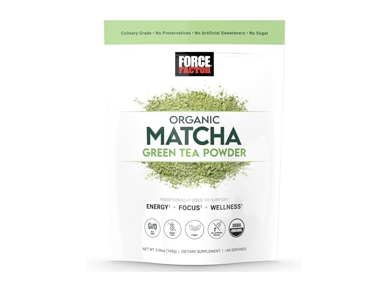 FORCE FACTOR Organic Matcha Green Tea 169g