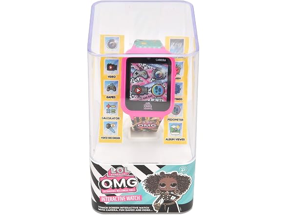 Accutime Kids LOL Surprise Pink Educational Watch
