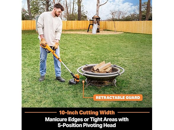LawnMaster CLGT2410S 24V 10" Cordless String Trimmer