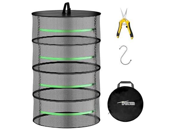 iPower 24in Herb Drying Rack 4-Layer