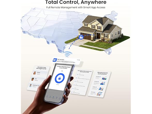 Veise VE028 WiFi Fingerprint Door Lock